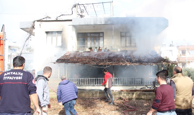 Müstakil Evde Korkutan Yangın