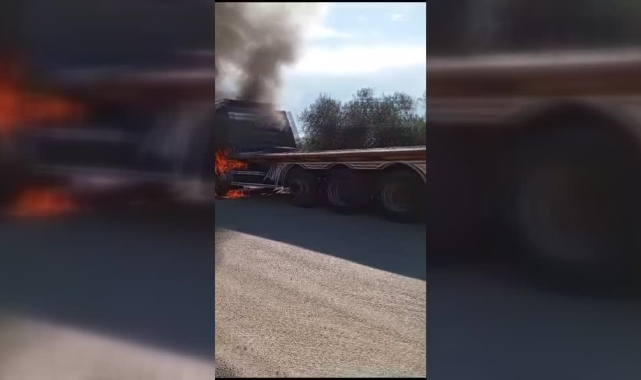 Seyir Halindeyken Alev Aldı!