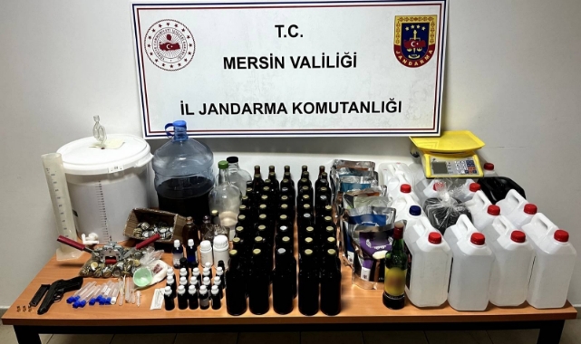 157 Litre Sahte İçki Ele Geçirildi