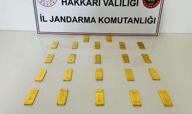 22 Külçe Altın Ele Geçirildi