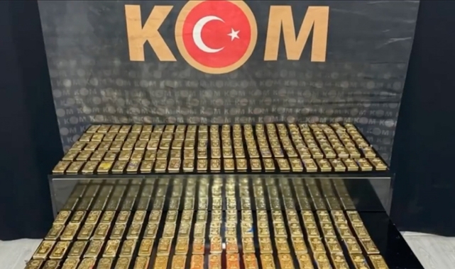 221 Kilogram Kaçak Külçe Altın Ele Geçirildi