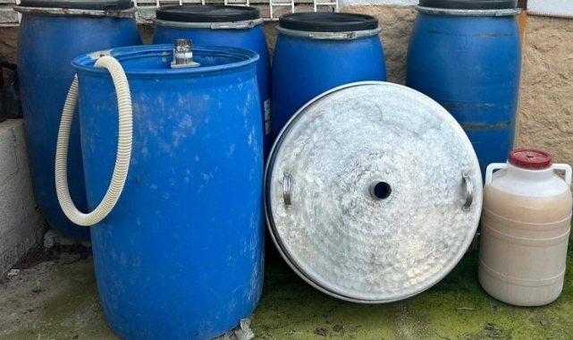512 Litre Sahte İçki Ele Geçirildi