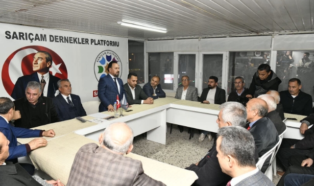 Başkan Uludağ'dan Sarıçam Dernekler Platformuna Ziyaret