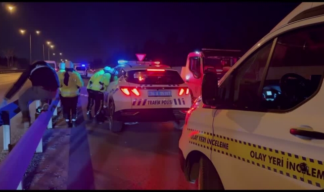 Cip, Yol Ayrımındaki Bariyerlere Çarptı