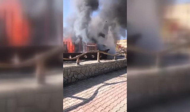 Çocuk Oyun Parkında Yangın