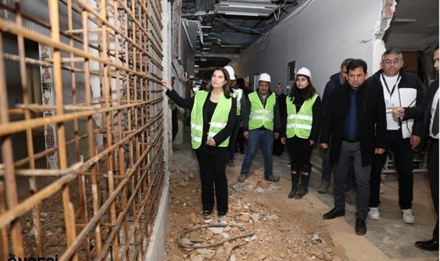 ÇÜ Balcalı Hastanesi'nin Güçlendirme Çalışmaları Sürüyor