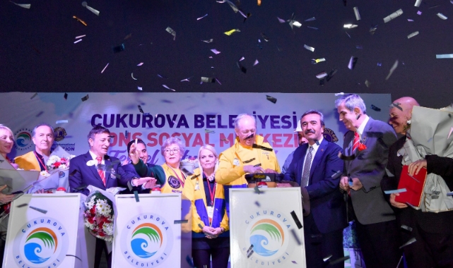 Çukurova Belediyesi Lions Sosyal Merkezinin Temeli Atıldı