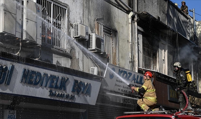 İş Merkezinde Korkutan Yangın