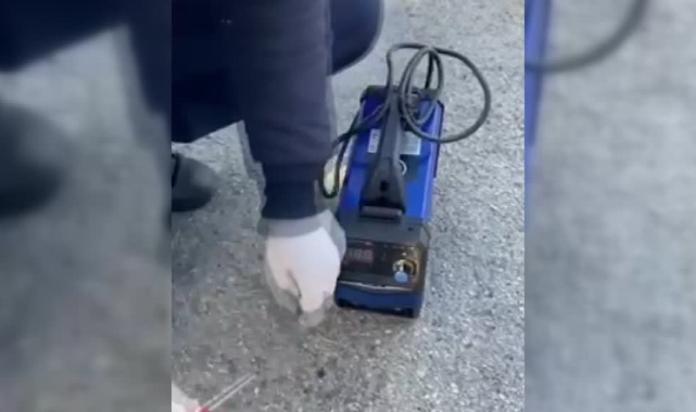 Kaynak Makinasında Uyuşturucu Bulundu