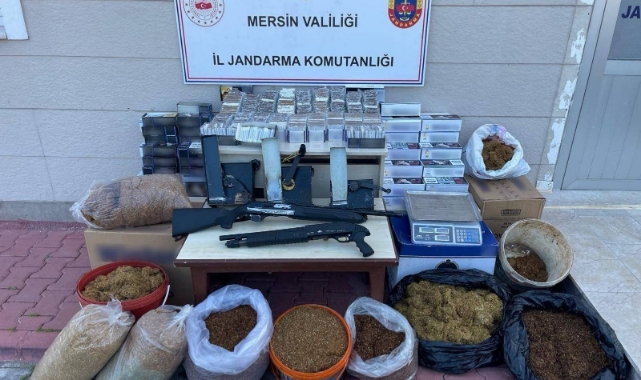 Mersin'de Kaçakçılık Operasyonu