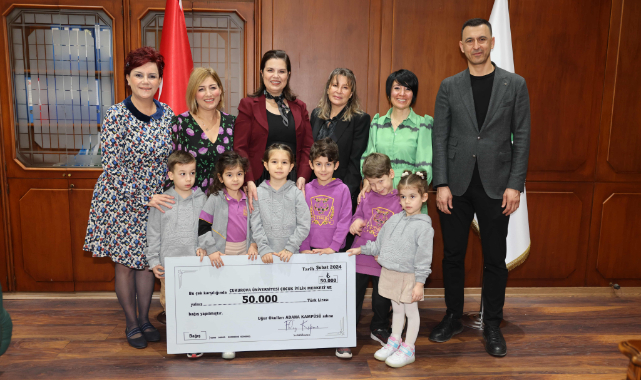 Minik Yüreklerden Türkiye'nin Çocuk İyilik Merkezi'ne Destek