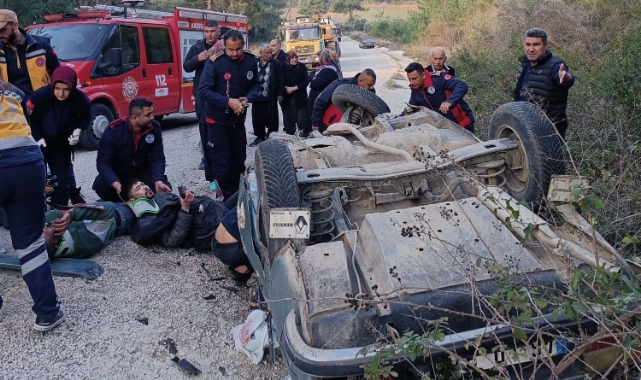 Otomobil Tırla Çarpıştı:2 Yaralı