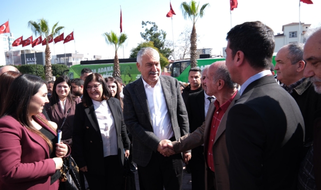 Sarıçam’da Zeydan Karalar’a Yoğun İlgi