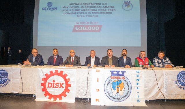 Seyhan'da Coşkulu Toplu İş Sözleşme Töreni