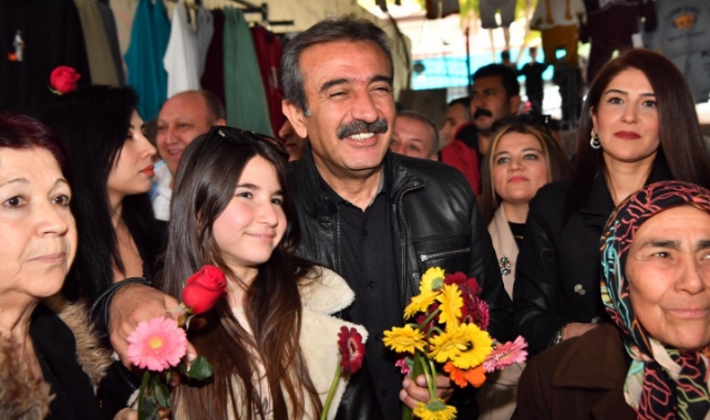 Soner Çetin, Sosyete Pazarını Ziyaret Etti