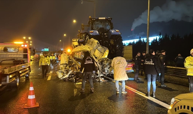 Anadolu Otoyolu'nda Zincirleme Trafik Kazası