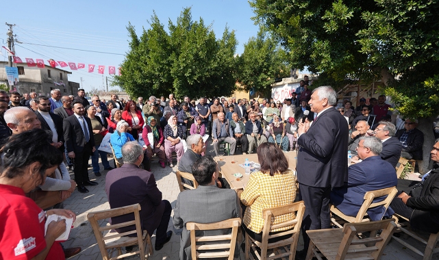 Başkan Karalar, Karataş’ta Halkla Buluştu