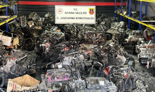 Gümrük Kaçağı Otomobil Motorları Ele Geçirildi