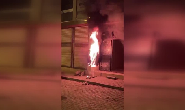 Kaçak Elektrik Hattı Yangına Neden Oldu