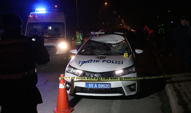 Kazadan Kaçan Araç Polise Çarptı:1 Şehit