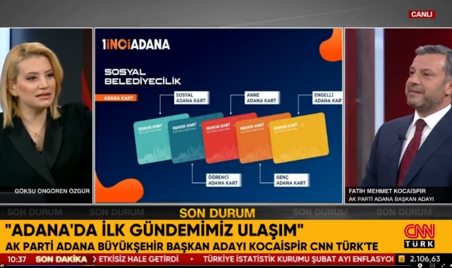 Kocaispir, CNN Türk'e Katıldı, Projelerini Anlattı