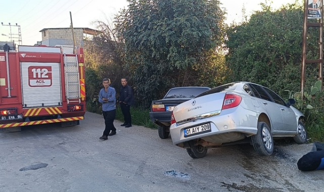 Otomobiller Çarpıştı:6 Yaralı