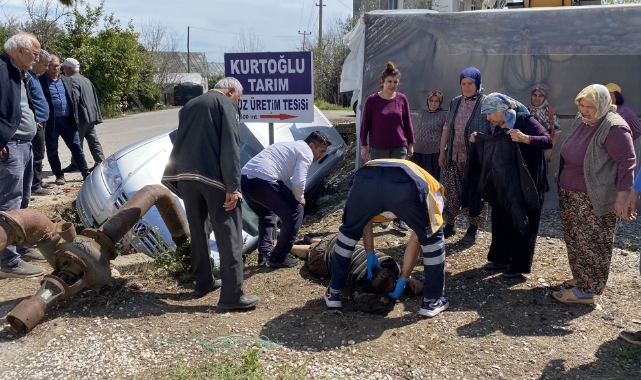 Yolun Karşısına Geçen Kadına Otomobil Çarptı