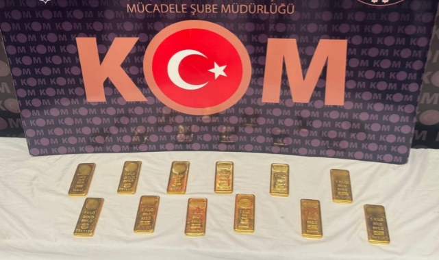12 Kilogram Gümrük Kaçağı Altın Ele Geçirildi