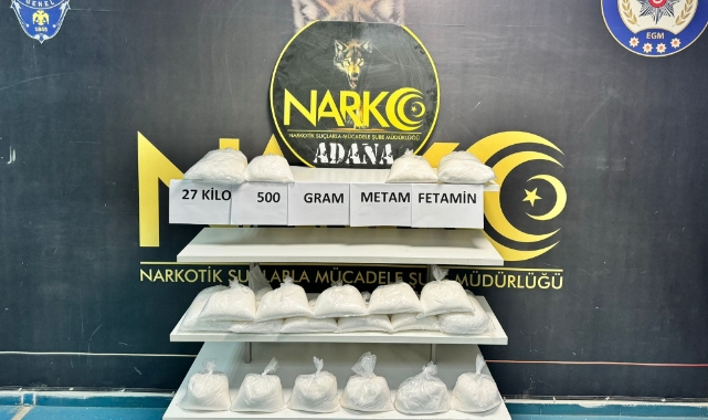 27 Kilo 500 Gram Sentetik Uyuşturucu Ele Geçirildi