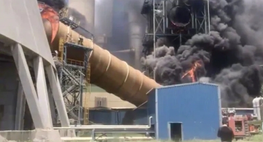 Afşin Elbistan Termik Santrali'nde Yangın