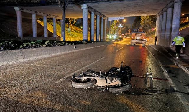 Alt Geçitte Motosiklet Kazası