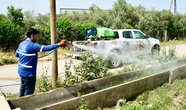 Büyükşehirden 450 Personel ve 100 Araçla Haşere Mücadelesi