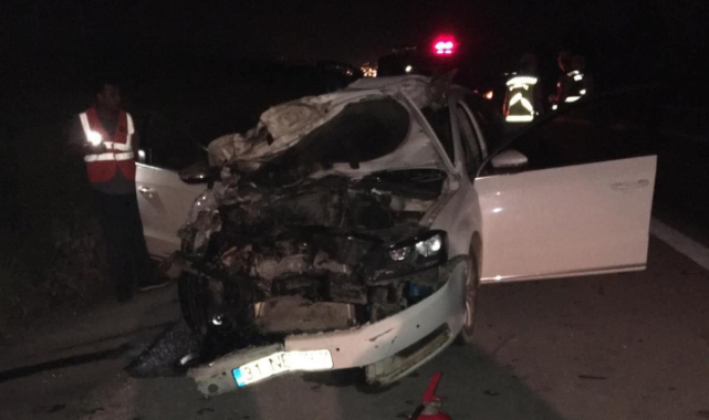 Tırla Çarpışan Otomobilin Sürücüsü Öldü