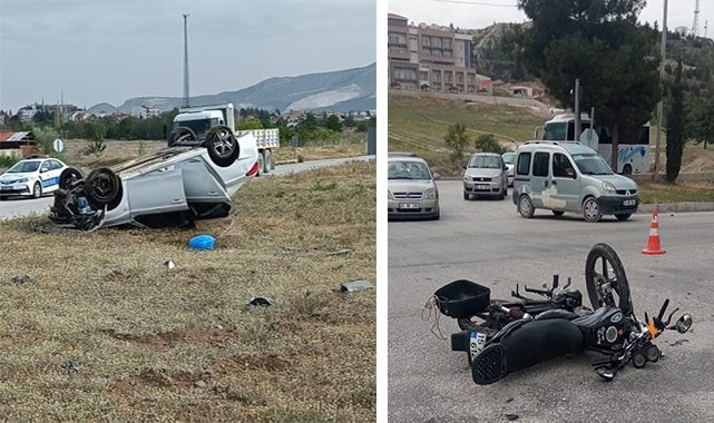 1 Günde 2 Ayrı Trafik Kazası:5 Yaralı