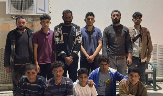 11 Düzensiz Göçmen Yakalandı