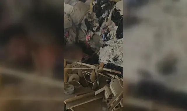 Çorap Çuvallarının Arasında Yakalandı