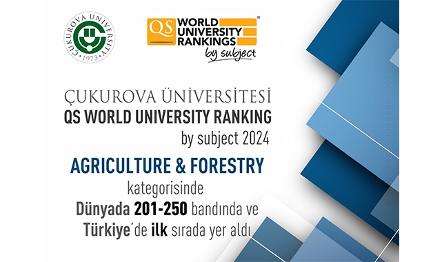 Çukurova Üniversitesi, Tarım ve Ormancılıkta Türkiye’de Birinci Sırada!