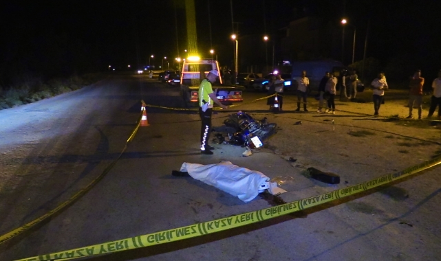 Motosikletler Çarpıştı:1 Ölü, 3 Yaralı