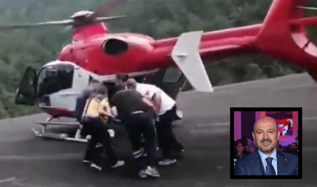 Sağlık Müdürlüğü Hava Ambulans İle Nakletti
