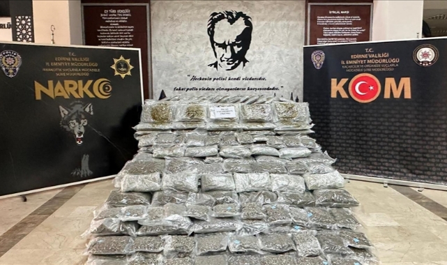 266 Kilo 489 Gram Skunk Ele Geçirildi