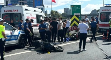 Bariyere Çarpan Motosikletteki Yunus Polisi Hayatını Kaybetti