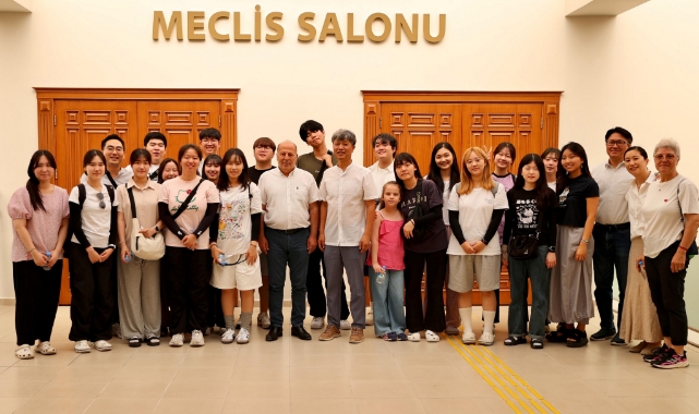 Başkan Demirçalı Güney Koreli Gençleri Ağırladı