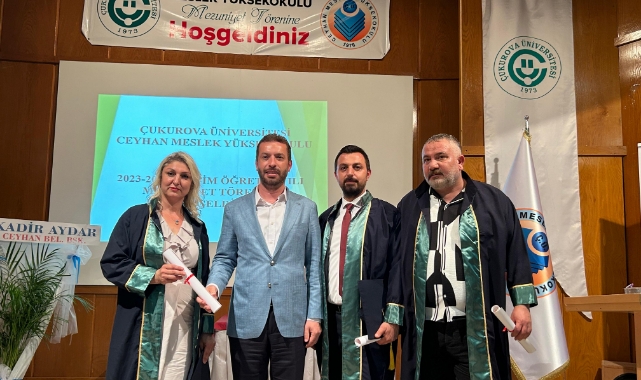 Başkan Kadir Aydar, ÇÜ Mezuniyet Töreninde Öğrencilerle Buluştu