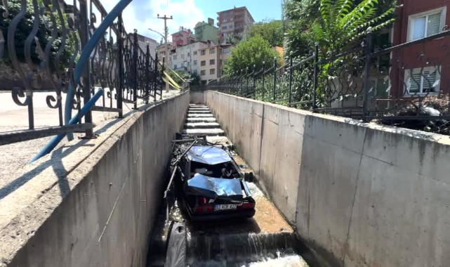 Direksiyon Hakimiyetini Kaybetti, Dereye Düştü