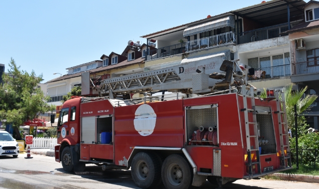 Günübirlik Kiralanan Dairede Korkutan Yangın