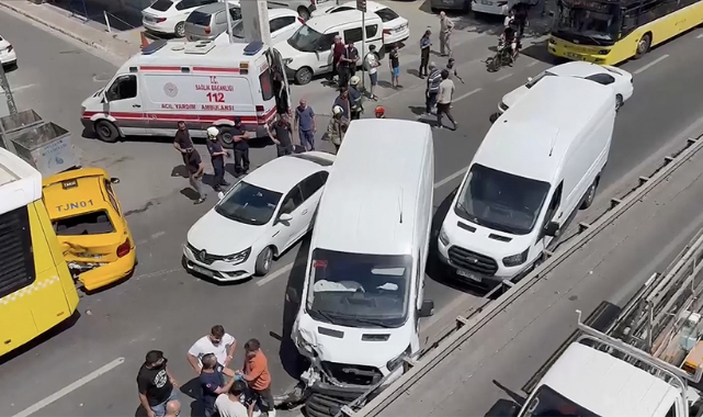 Kara Yolda Zincirleme Trafik Kazası