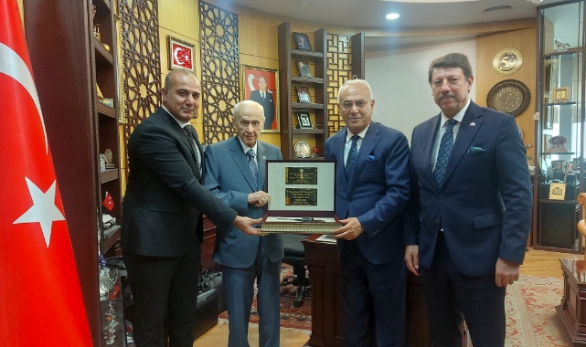 MHP Adana’dan Bahçeli’ye Ziyaret