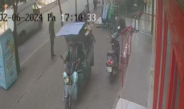 Motosikleti, Sahibiyle Birlikte Çaldılar!