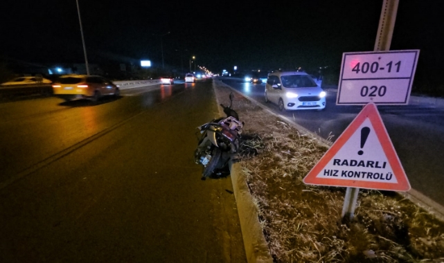 Otomobille Çarpışan Motosikletin Sürücüsü Öldü