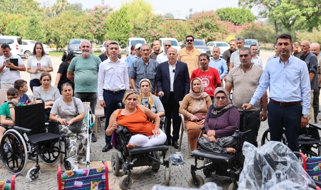 Yüreğir'den Engelli Bireylere 230 Tekerlekli Sandalye
